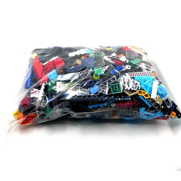 Lego Bricks Bulk 2 lbs Mixed Lot Building Blocks Parts Pieces Loose - Picture 2 of 9